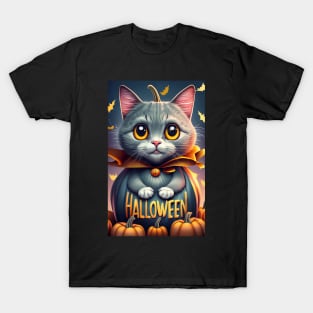 Happy Halloween Cat T-Shirt